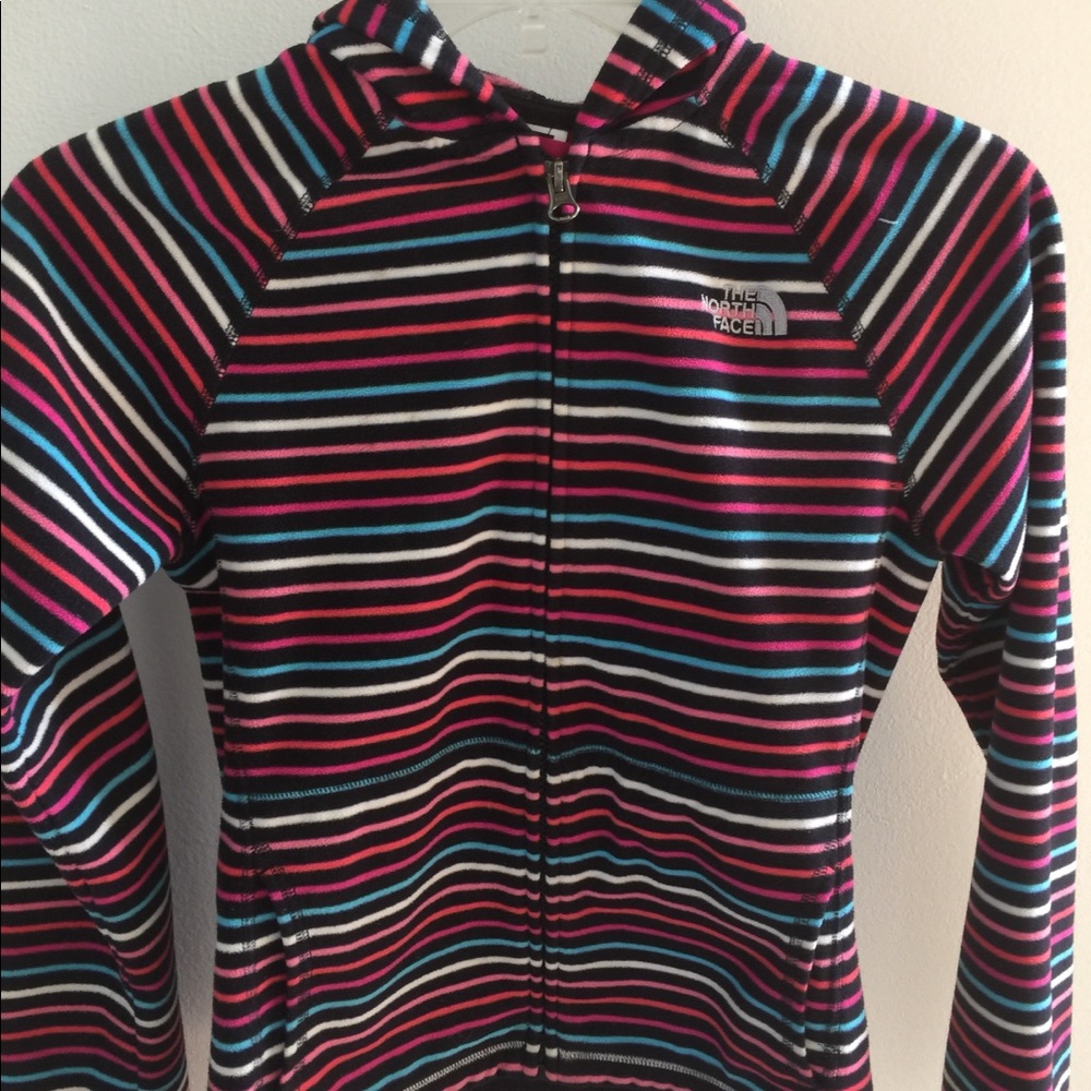 North face zip up hoodie